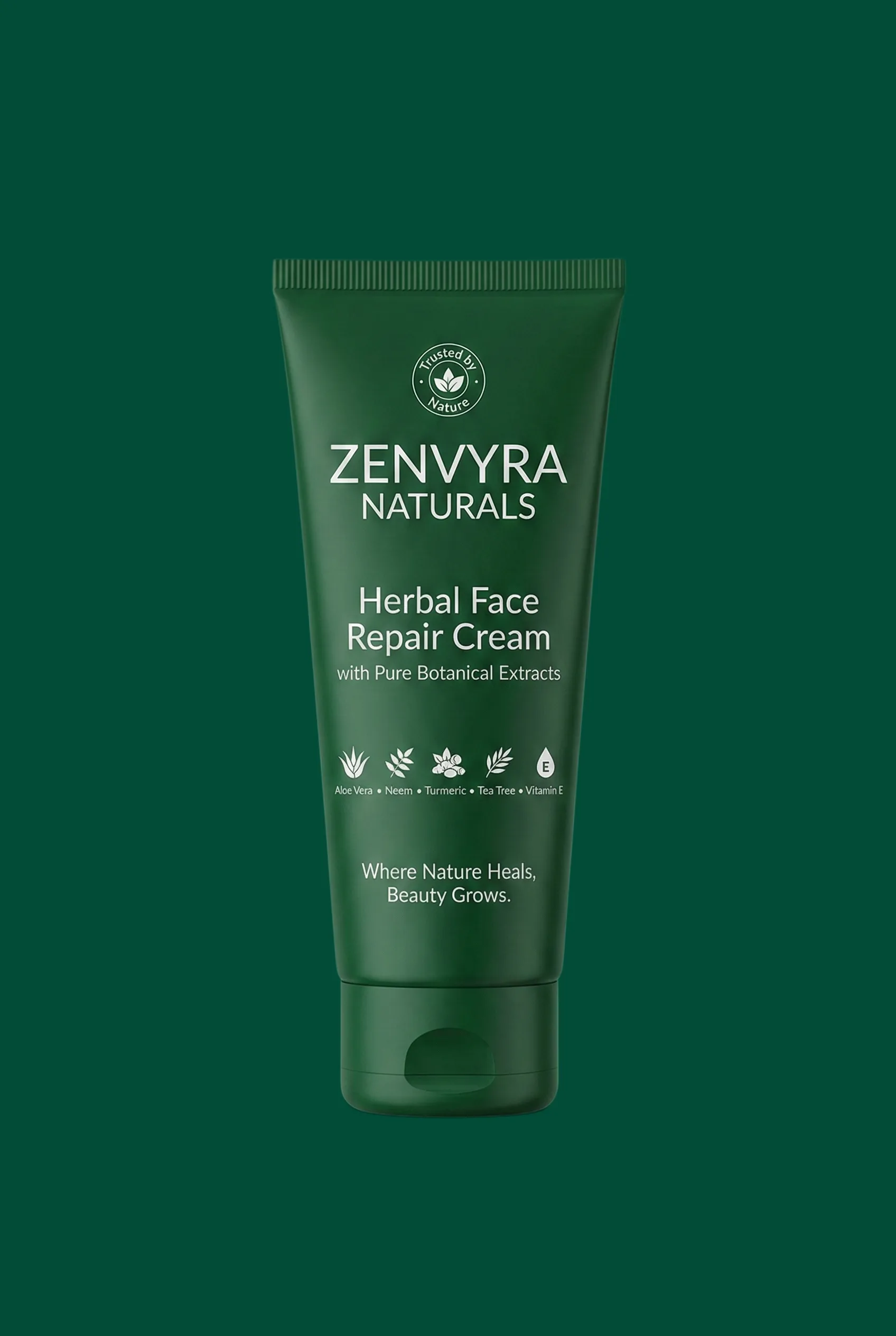Zenvyra Naturals Herbal Skin Repair Cream - Organic Face Cream