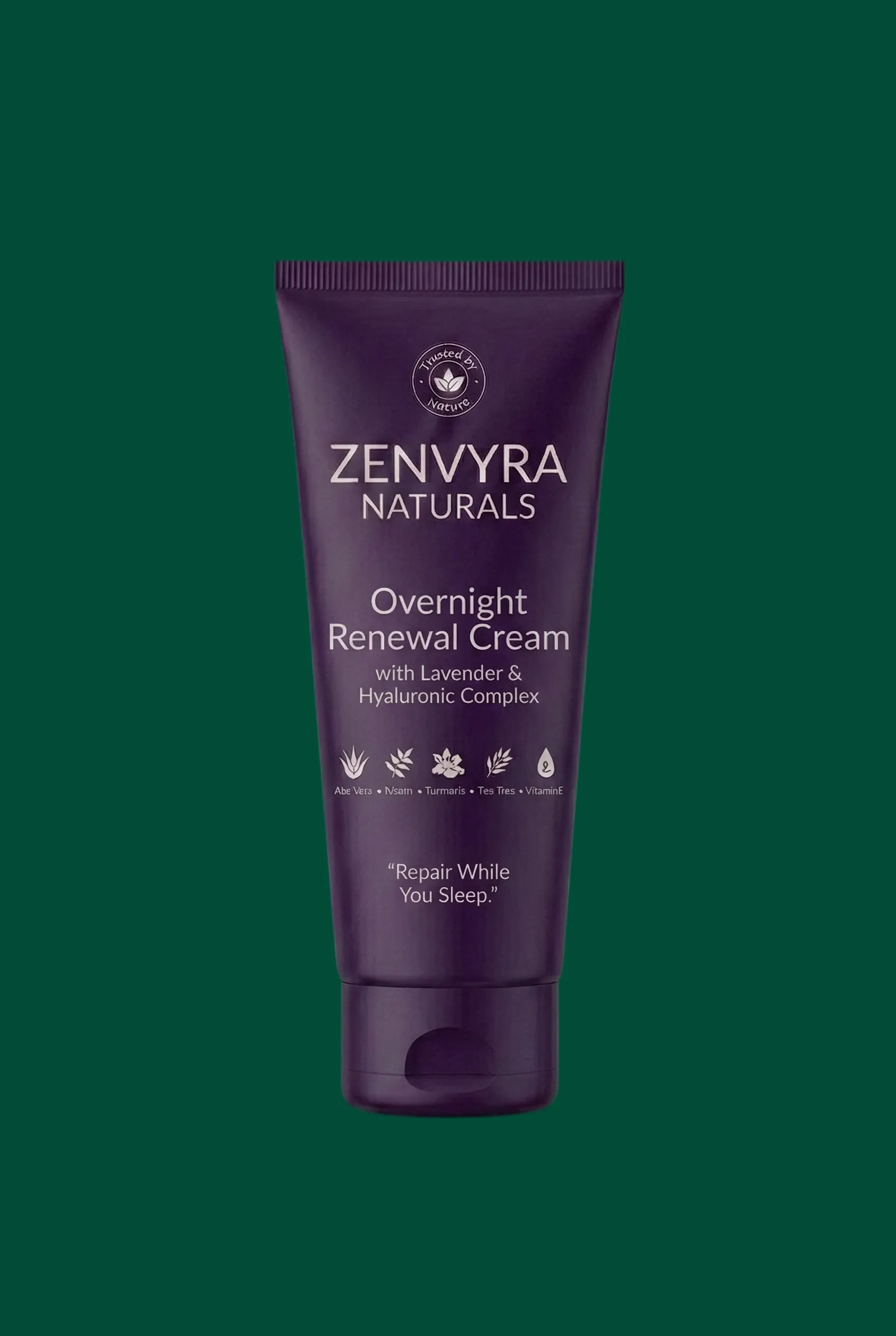 Zenvyra Naturals Overnight Renewal Cream - Organic Face Cream